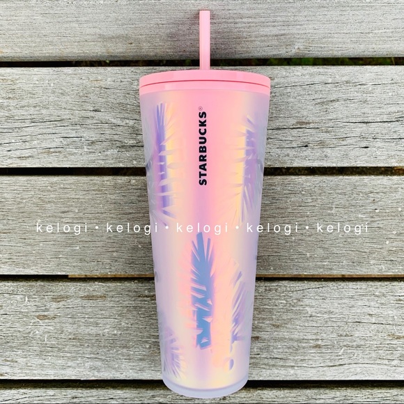 🌸LAST ONE🌸 Starbucks Iridescent Pink Pine Cup - Picture 2 of 9